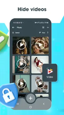 HideS Lock Video, Hide Photo android App screenshot 5